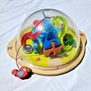 Learning Toy Hape Pepe & Friends Kid Toddler 3D Wooden Adventure Dome Toy